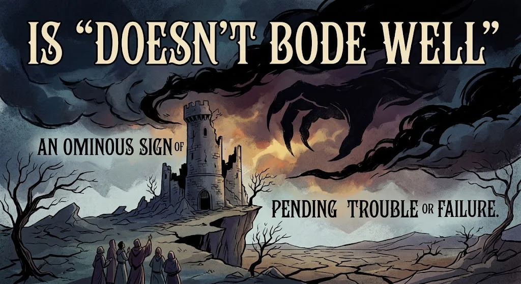 Other Terms For “Doesn’t Bode Well”: Meaning, Synonyms