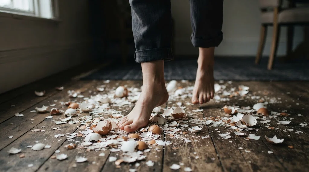 Other Terms For "Walking On Eggshells": Meaning, Synonyms